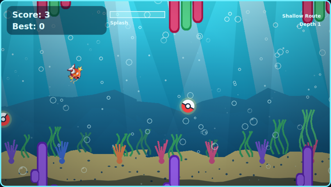 Magikarp Flap gameplay screenshot