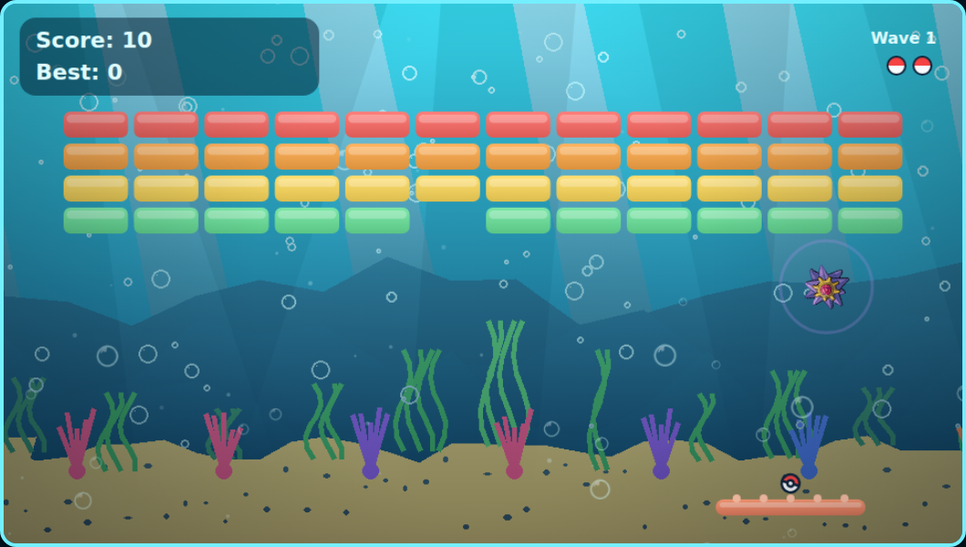 Starmie Breaker gameplay screenshot